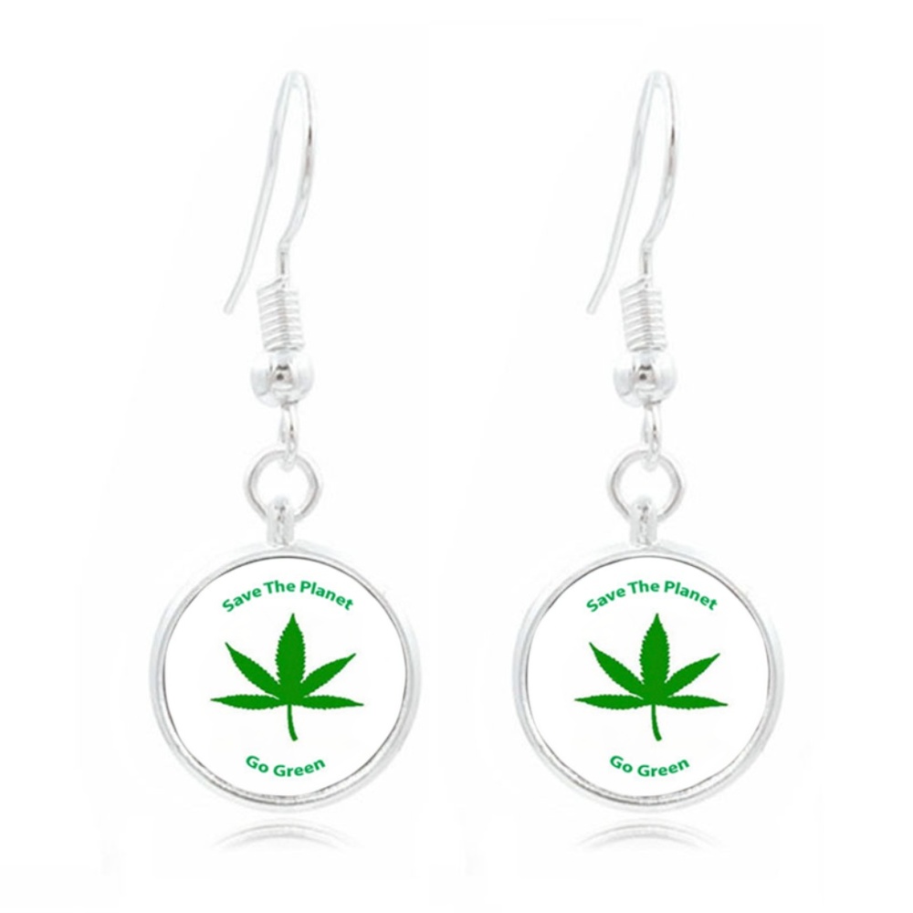 Hemp Go Green Earrings